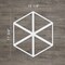 Ekena Millwork Medium Pendleton Decorative Fretwork Wall Panels in Architectural PVC, 15 3/8"W x 17 3/4"H x 3/8"T WALP16X16PEN - alternate 5